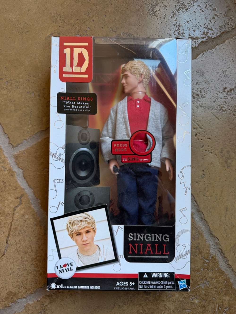 Never opened! One Direction 'Singing Niall' Doll